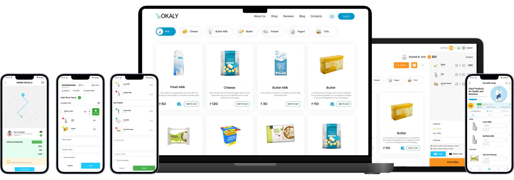 milk delivery app