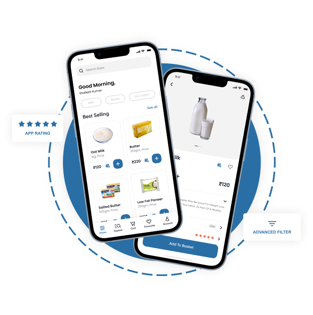 milk delivery application